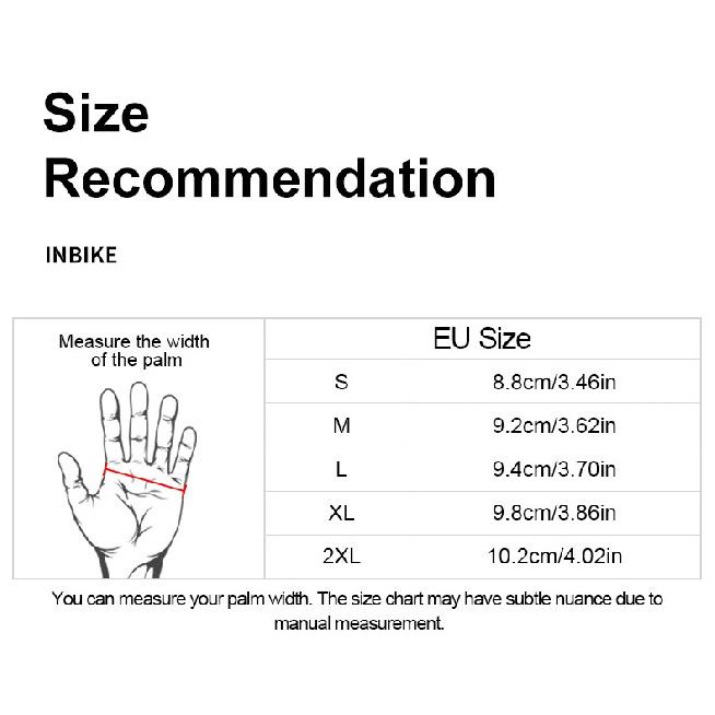 INBIKE New Cycling Gloves Reflective Strips Breathable Mesh MTB Road Biking Gloves Padded Palm for Bike Riding Shock Absorption