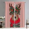Украшения на Хэллоуин Цветочные Друзья Животные Антимоскитные Шторы для Камеры Элегантные Шторы Для Комнат 2 Шт. Оттенки Разделитель