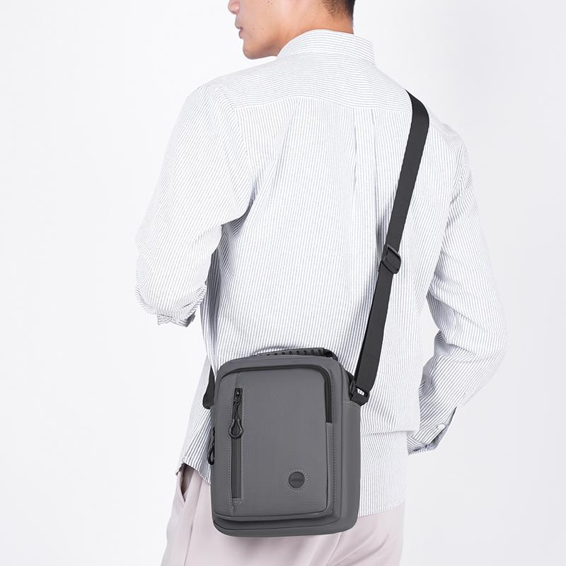 Мужская наплечная сумка большой вместимости для улицы и поездок, водоотталкивающая деловая сумка-тоут для мобильного телефона