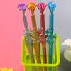 Школьный сезон 10 шт. 0,5 мм креативная гелевая ручка с алмазным мечом в форме аниме-меча, водяная ручка, канцелярские принадлежности, ручка для подписи