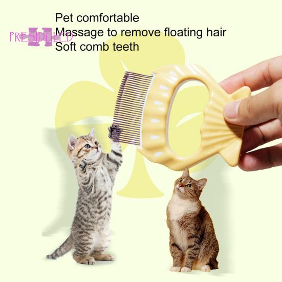 Расческа для домашних животных, массажная расческа для удаления волос, щетка для удаления линьки, щетка для кошек, собак, прочный инструмент для нежного ухода