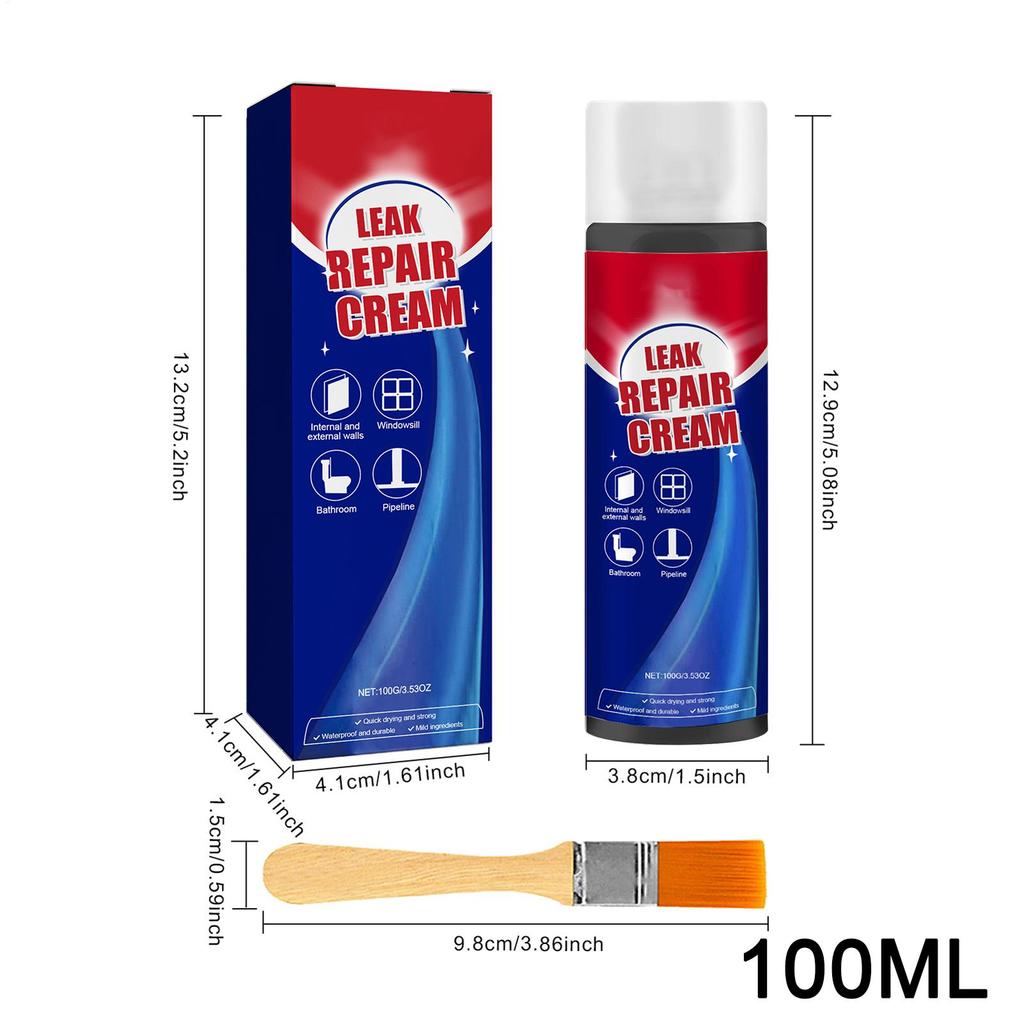Waterproof Leak Repair Liquid Liquid Waterproof Agent Wall Gap Filler Coating Accessories Long Lasting Sealant for Gutter Window