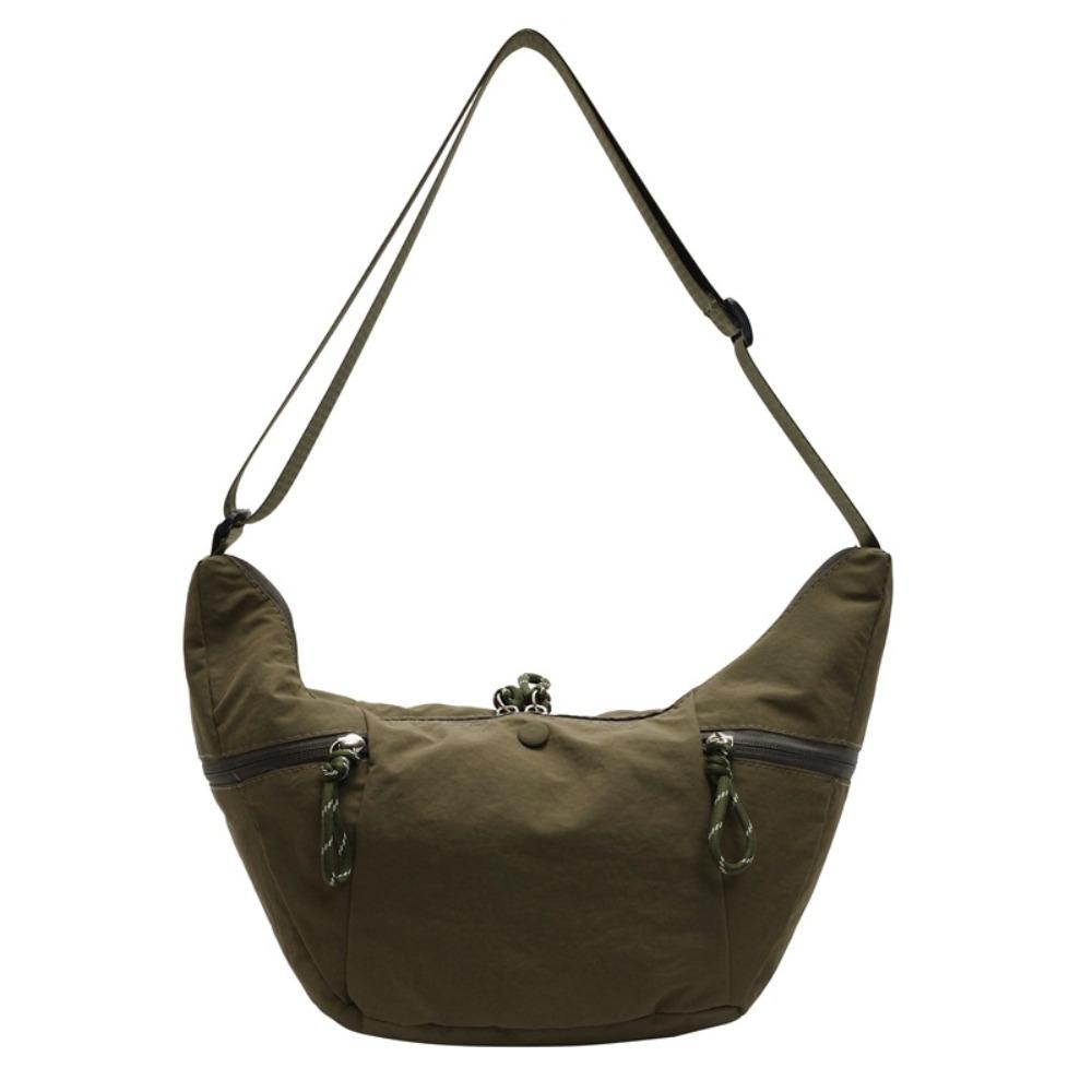 Japanese Style Casual Crossbody Bag Large Capacity Underarm Bag Sports Shoulder Bag Outdoor