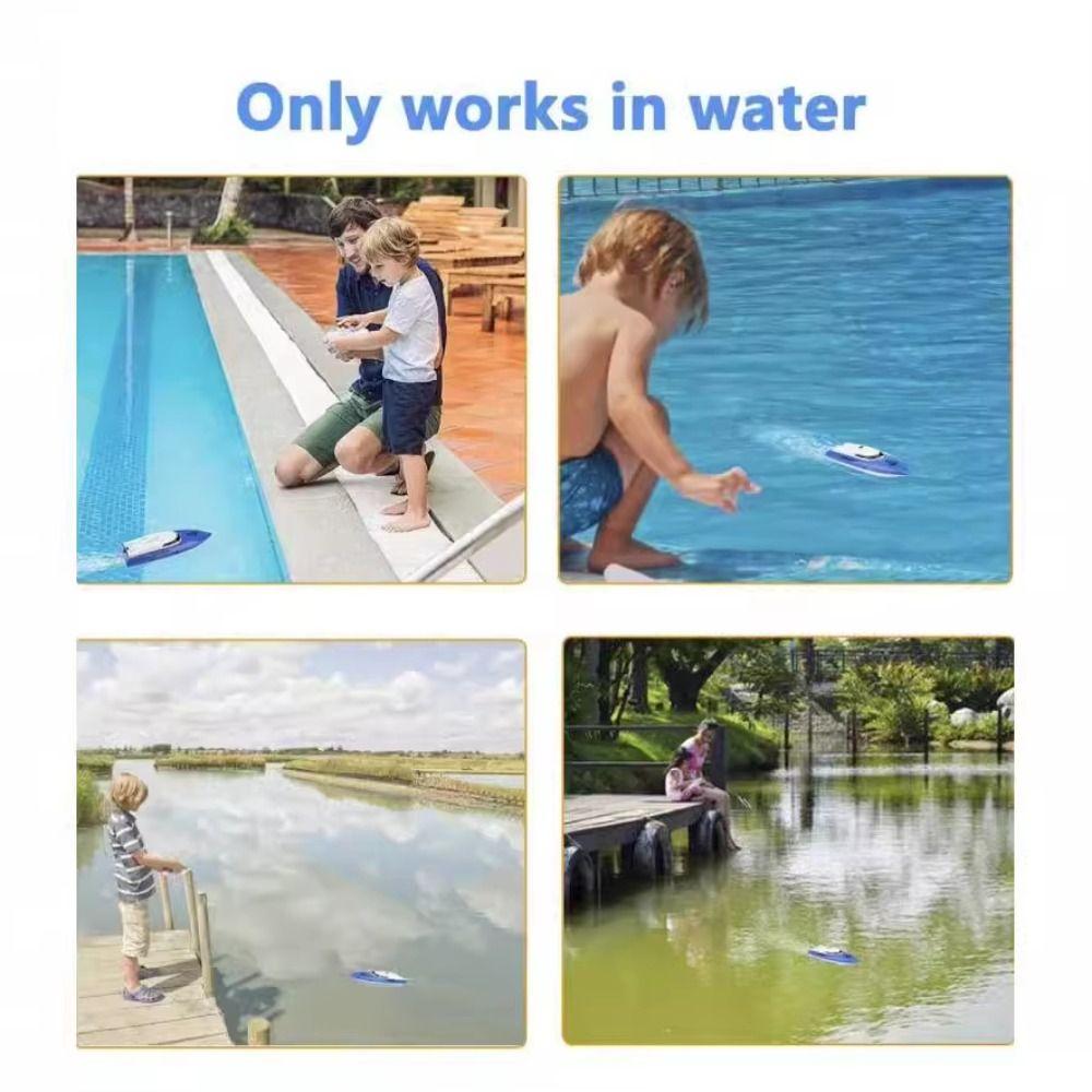 Water Racer RC Speedboat High Speed Boat Electric Toys Birthday Gift Remote Control Boat  Kids Toy