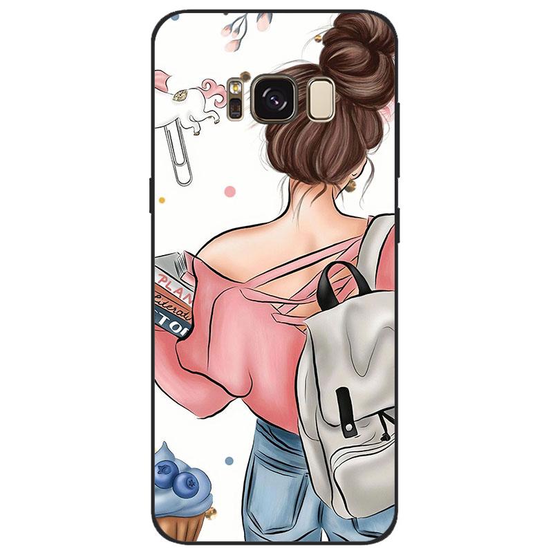Для Samsung S 8 S8 Чехол Задняя крышка для Samsung Galaxy S8 Plus Чехол Крышка Мягкий ТПУ Силикон Fundas Coque Для Samsung S8 Чехол