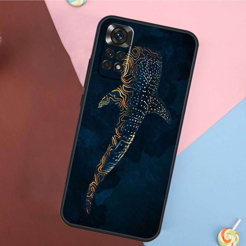 Чехол-животное Океанская Китовая Акула Для Xiaomi Redmi Note 14 13 12 9 10 11 Pro 9S 10S 11S 12S Redmi 14C 10C 12C 13C Чехол