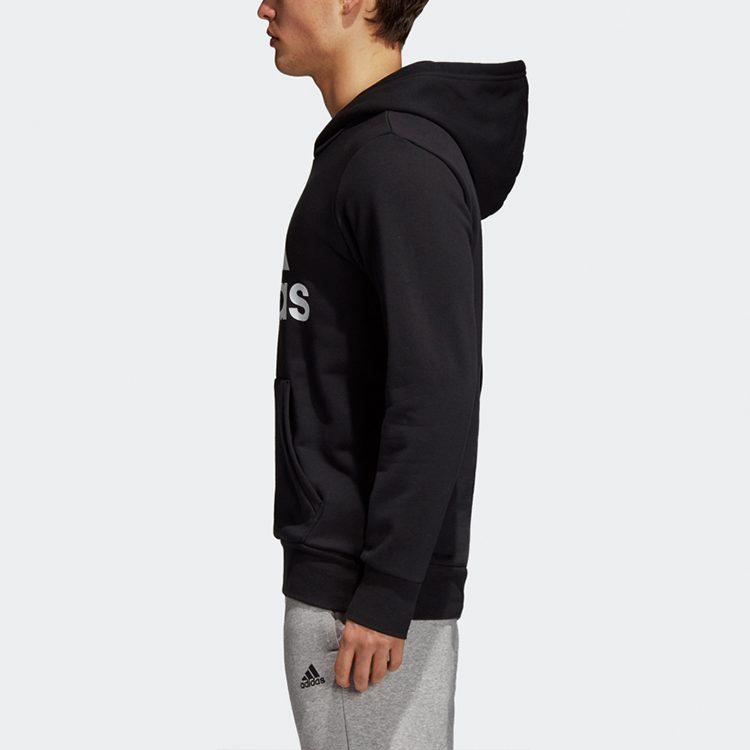 adidas Толстовки Мужские Черные С Капюшоном Умеренный Обычный CW3861