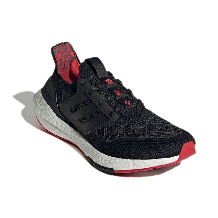 Adidas UltraBoost 21 Китайские новогодние кроссовки унисекс Black Core-Black Scarlet GZ6073