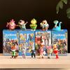 6Pcs/Set Zootopia Chibi Figures Set, Judy Hopps Nick Wilde Anime Collectible Model Toys, Gift for Kids Fans