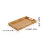 Bamboo Storage Tray household Tea Tray Retro Storage Plate  Home Living Room