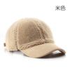 Кепка корейской версии, японская женская однотонная плюшевая легкая вельветовая бейсболка для спорта на открытом воздухе, путешествий, теплая кепка