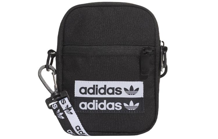 adidas Оригинальная полиэстеровая сумка через плечо, унисекс, черная EJ0975