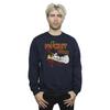Disney Mens Mickey Mouse Smash Guitar Rock Sweatshirt