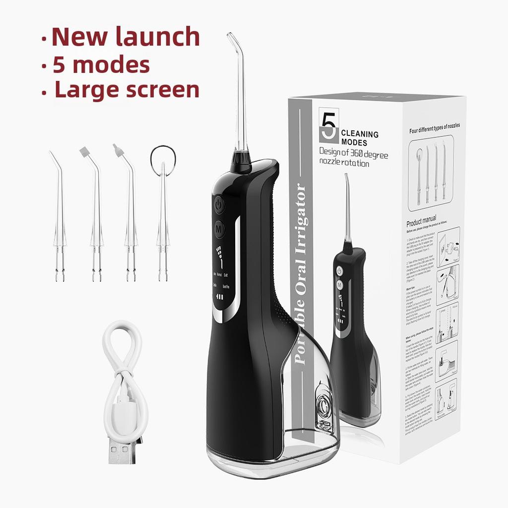 Новый портативный электрический очиститель полости рта, бытовая импульсная зубная нить, ополаскиватель полости рта, аппарат для чистки зубов