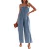 Новые модные женские летние повседневные однотонные брюки, комбинезоны, комбинезоны, брюки