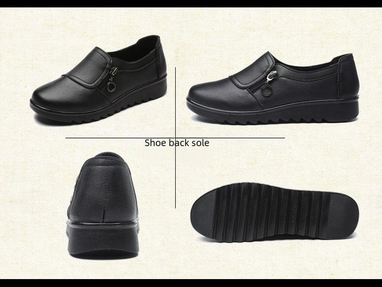 Женская кожаная обувь весна-лето 2021 для мам среднего и пожилого возраста – модная обувь для бабушек