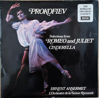 LP-пластинка СЕРГЕЙ ПРОКОФЬЕВ, ЭРНЕСТ АНСЕРМЕ, - Избранное из «Ромео и Джульетты» : SPA226 Decca 1972 UK Классика Б/У