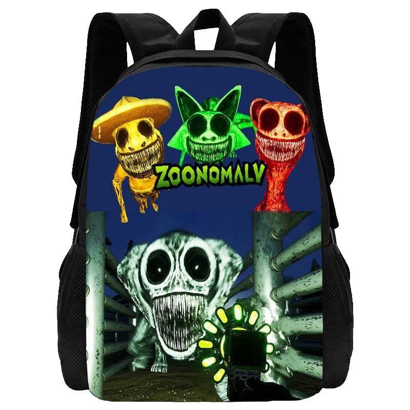 Cute Zoonomaly School Backpack With Fun Prints For Boys And Girls 15 Inch