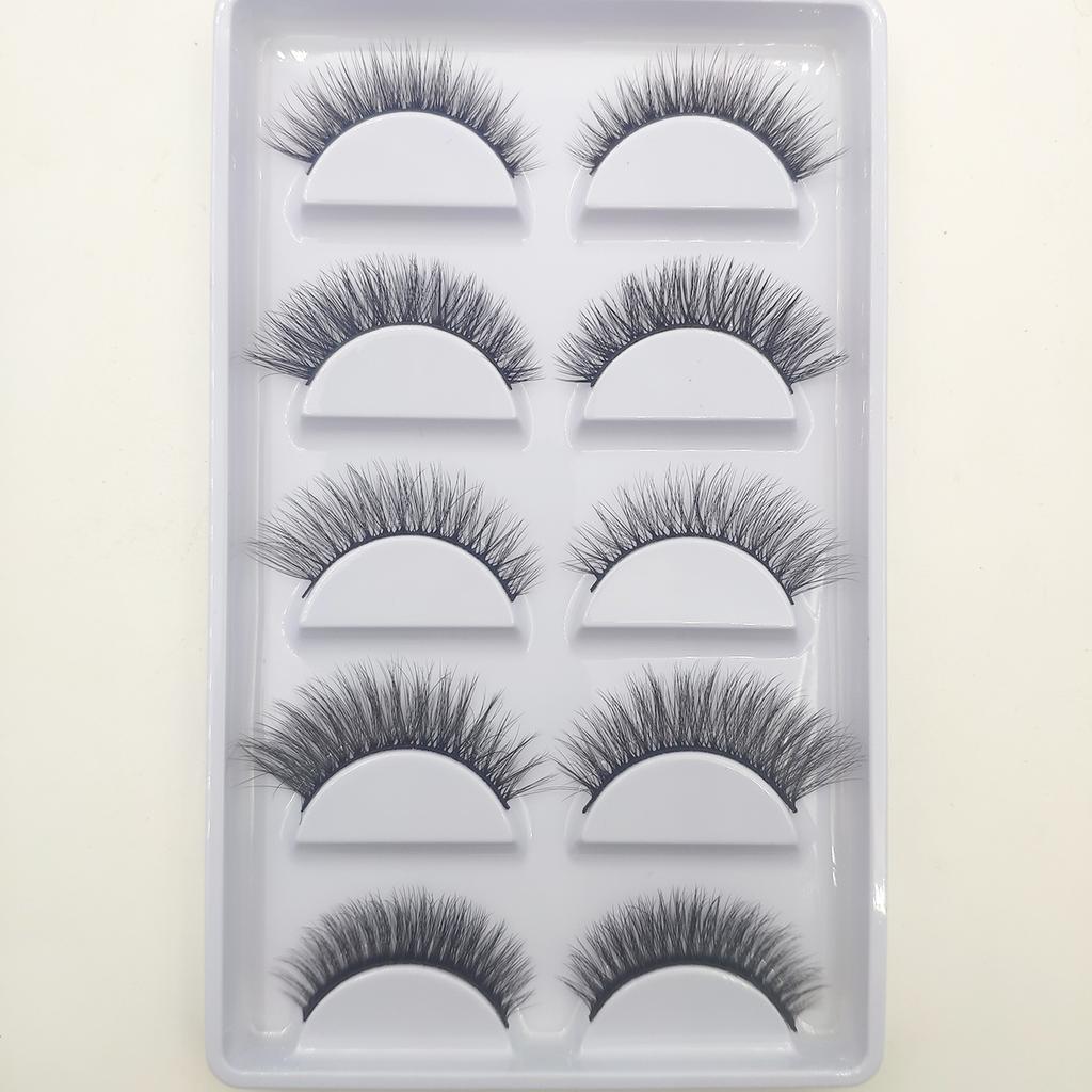 38 стилей, 5 пар ресниц, натуральные 3D норковые накладные ресницы для макияжа, искусственные ресницы для макияжа, инструменты для красоты, оптовая продажа