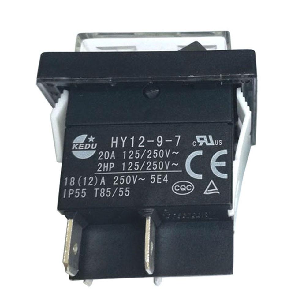 KEDU HY12-9-7 Вкл. Выкл. Водонепроницаемые клавишные переключатели для электроинструментов 4 контакта