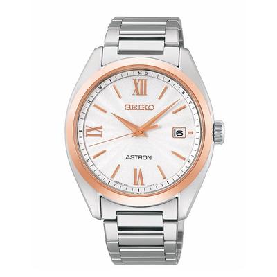 [Часы Seiko] Мужские Astron ORIGIN Солнечные Радиоуправляемые Серебристые Часы SBXY034