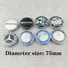 4 шт. Для Mercedes Benz AMG C207 C218 A207 C117 CLA CLS E-Class W212 S212 X166 W176 W205 75 мм Центральный логотип колеса автомобиля Колпачок ступицы
