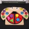 Деревянные 3D Игрушки Магнитная Игра Рыбалка Форма Божьей Коровки Сопоставление Строительные Блоки Животное Пазл Игра Раннее Развитие