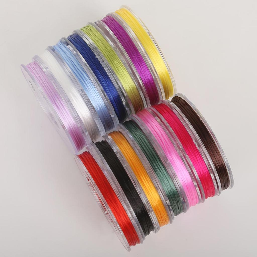 40 метров эластичная леска прозрачный кристальный бисерный шнур нить нить для изготовления браслетов своими руками