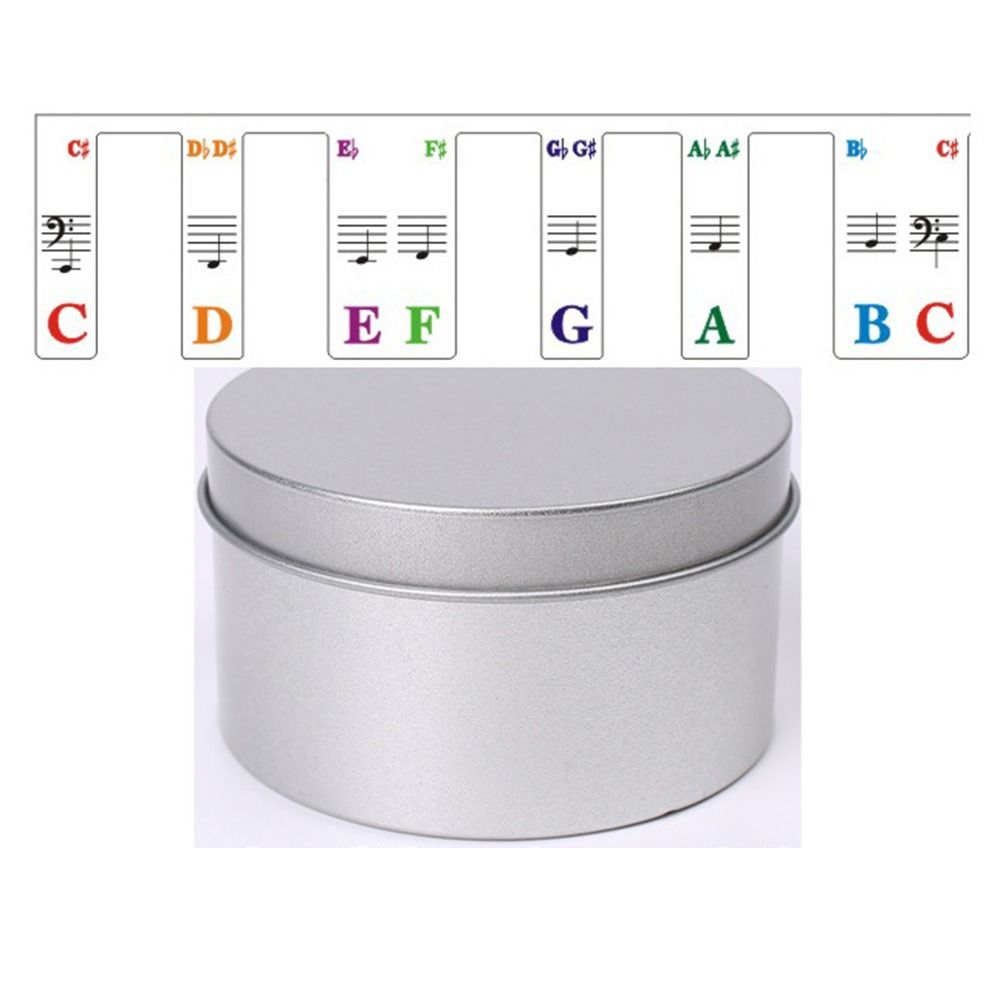 Kids Gift Keyboard Stickers Piano Rake Notes Marker Piano Key Labels Piano Fingering Accessories