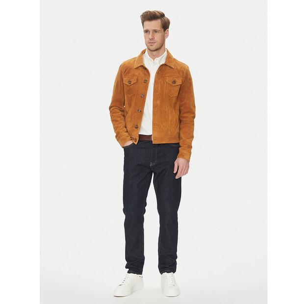 Куртка кожаная Serge Pariente Джинсы