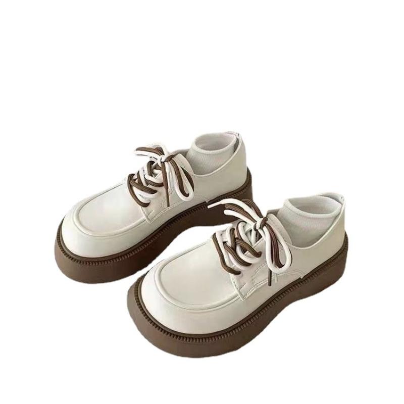 2025 Обувь для женщин Ретро Повседневная Мэри Джейн Удобная Обувь на Мягкой Подошве Шнуровка Балетки Zapatillas Mujer