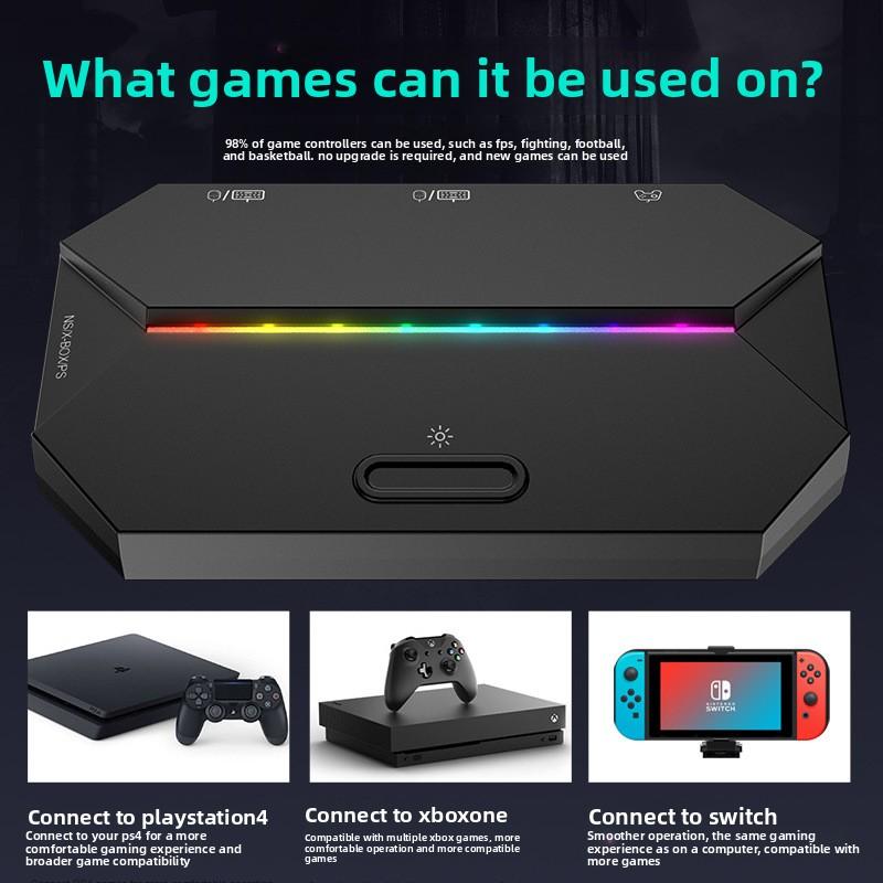 Бесплатный Конвертер Free Wolf G6L Переключатель Консольный Геймпад Xbox PS4 в Конвертер Клавиатуры и Мыши