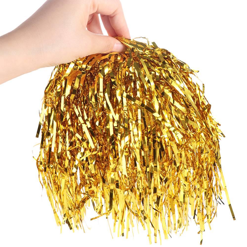 Glitter Foil Tinsel Wigs Fancy Dress Shiny Party Wig Tassel Halloween Colored Wig