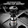 BBKO9 Car Ashtray Creative Coffee Cup Ashtray With Lid Metal Lining ABS Shell For BMW Performance E91 X5 E70 F11 E30 F31 X3 F25 F32 x7