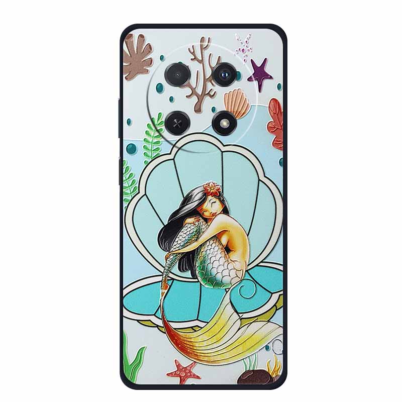 3D Тисненый Чехол Для Huawei Nova 14i Чехол Для Телефона Coque Цветы Силиконовый Мягкий Задний Чехол Для Huawei Nova 13i Y91 12i Чехол Funda Para