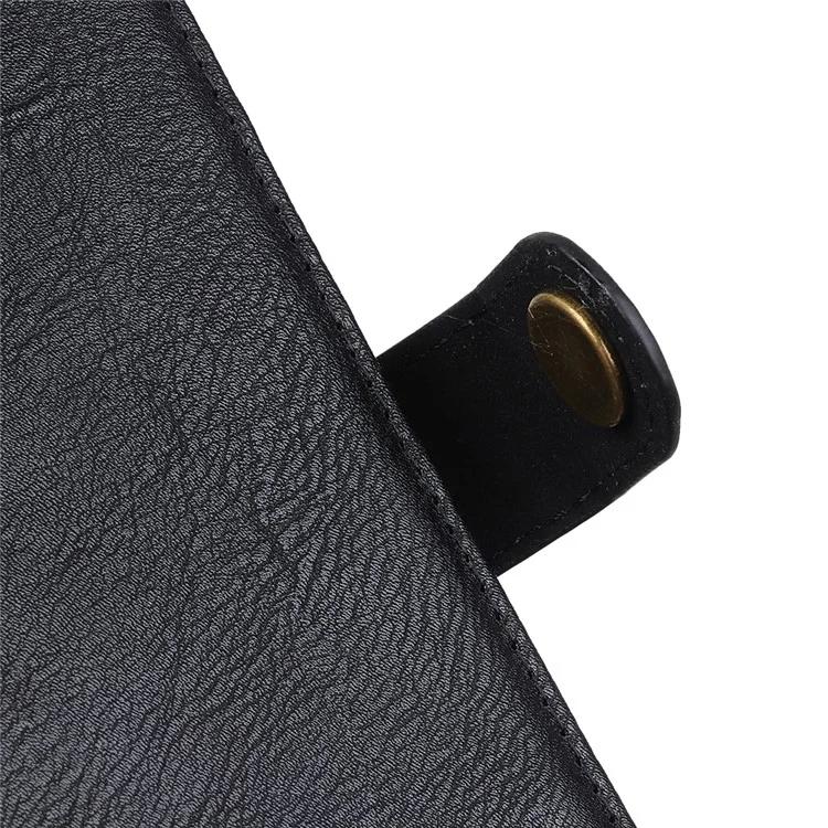 For Huawei Mate 60 Pro PU Leather Wallet Cover Cowhide Texture Phone Case with Stand