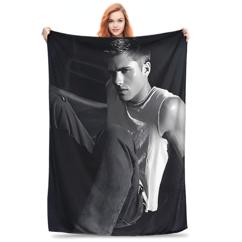 Tim Bradford Tv Series Flannel Blanket Autumn Warm Soft Throw Blanket for Girls Boys Couch Chair Bedspread Sofa Bed Cover