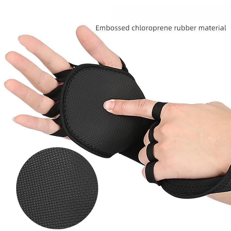 Non-slip Fitness Bench Press Guard Palm Pull-up Dumbbell Sports Anti-wear Sports Gloves In Stock