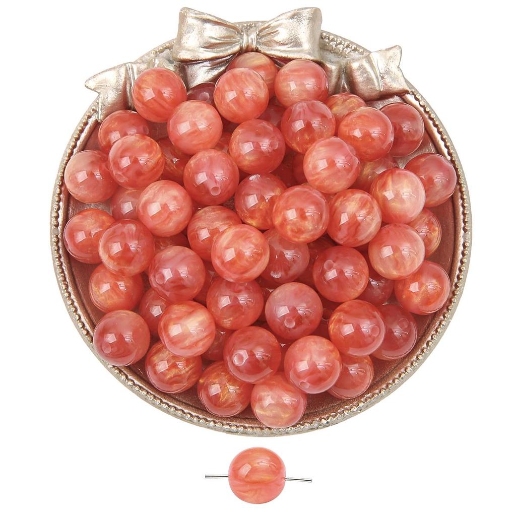 10-50 шт., бусины из смолы ручной работы, золотая фольга, бусины «кошачий глаз» для ожерелья, браслета, сережек, изготовления ювелирных изделий, бусины