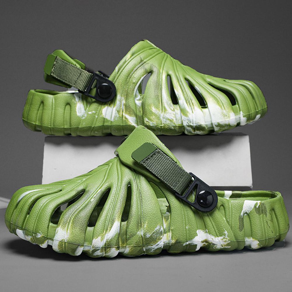 Тапочки Monstera для мужчин Тапочки с пальмовыми листьями Нескользящие пляжные тапочки для ванной Шлепанцы с тропическими листьями Летние тапочки-подушки