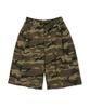 FUZZY SCAN Camo Cross Eyelet Bermuda Pants Khaki
