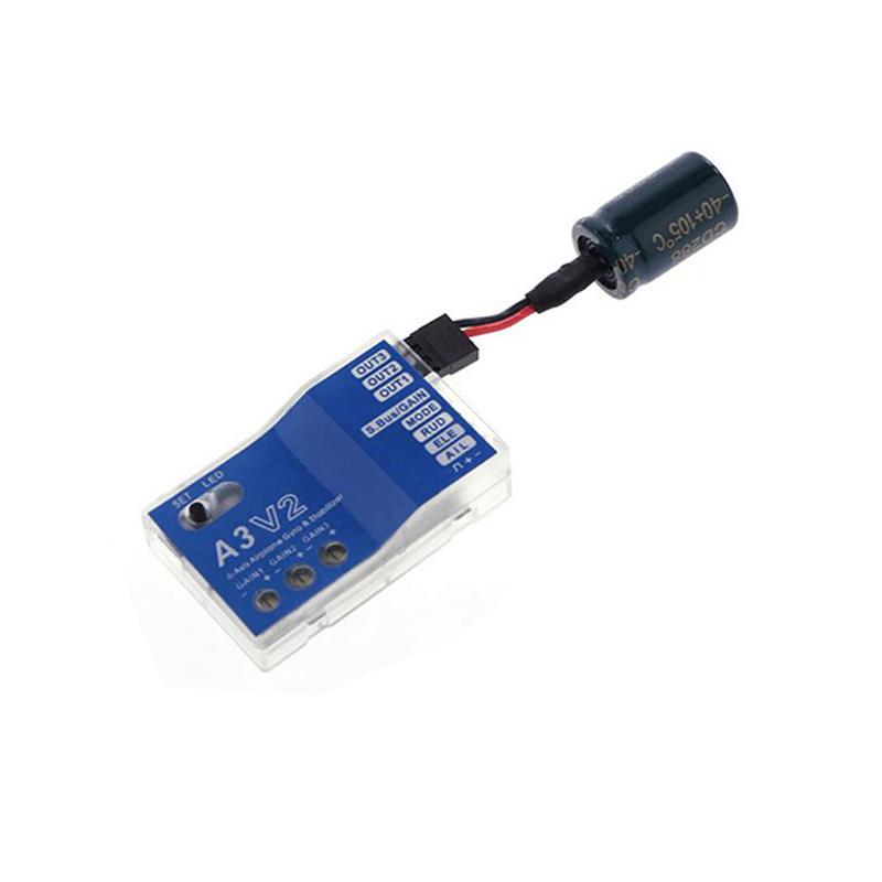High Quality 3 Axis Gyro A3 V2 Aeroplane Flight Controller Stabilizer for RC Airplane Fixed-wing Copter