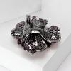 Fashion Heavy Industry Zircon Camellia Brooch Rhinestone Pin Women'S Dress Suit Accessories Corsage Matching
