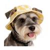 Pet Hiking Hat Dog Sun with Ear Holes, Wide Brim Protection Hat, Adjustable Cooling Drawstring for Small And Medium Dogs Outdoor Walking