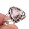 Натуральный аметрин драгоценный камень ручная работа 925 чистое серебро ювелирное кольцо размер 8 u7a28