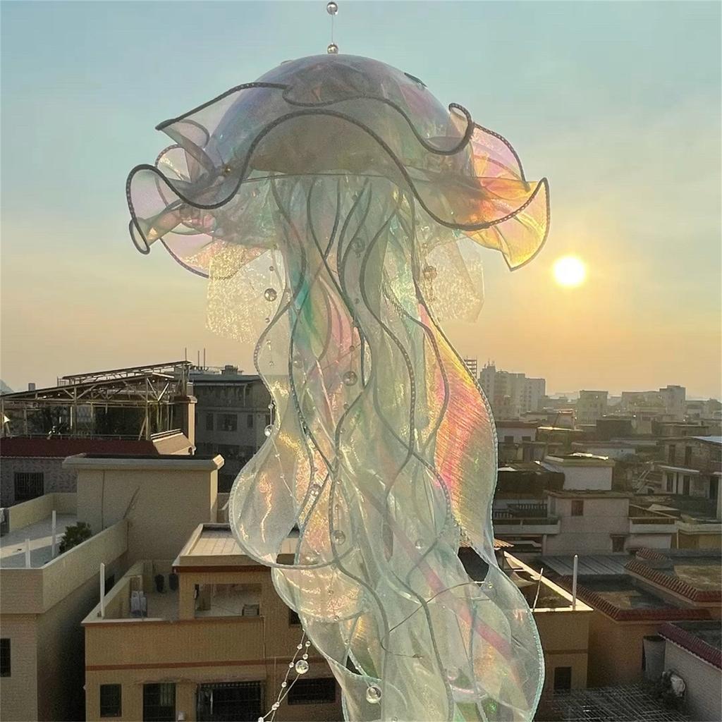Подвесной светильник в виде медузы, портативный светильник в виде медузы, светящаяся медуза, искусственная медуза, украшение в виде светящегося орнамента в виде медузы