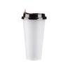 Miaojiayi 700ml Disposable Transparent Cups with Lids