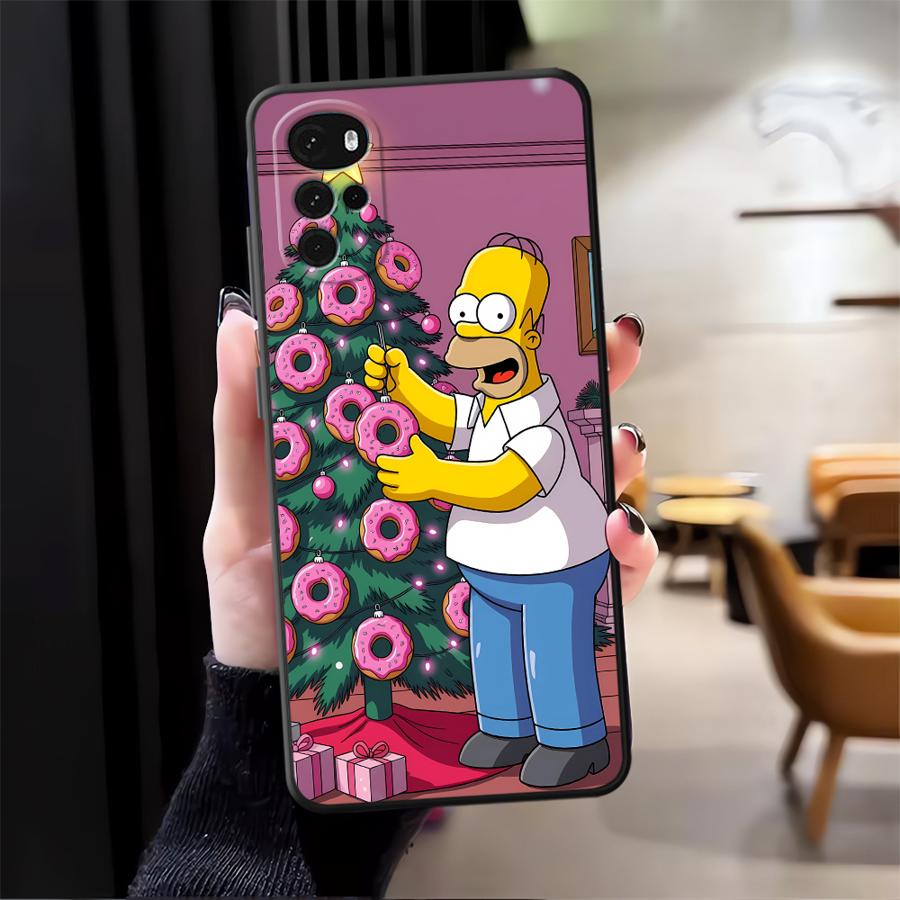 Чехол для телефона S-simpsons Donut для Moto S30 Pro Edge 20 30 X30 Pro