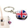Union Jack Key Chain - UK Keychain - King Charles III Is Crowned with