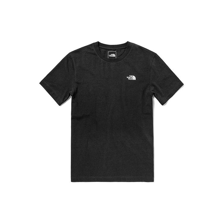 THE NORTH FACE T-Shirts Men's Black Crew Neck Moderate Straight Fit NF0A7QPG-JK3